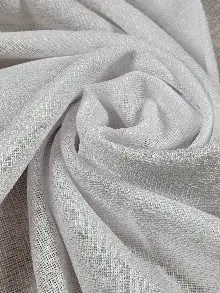 Oturma Odası - Sedefli Doğal Dokulu Düz Tül Perde, Ağır Gramajlı Özel Dokuma Premium Seri