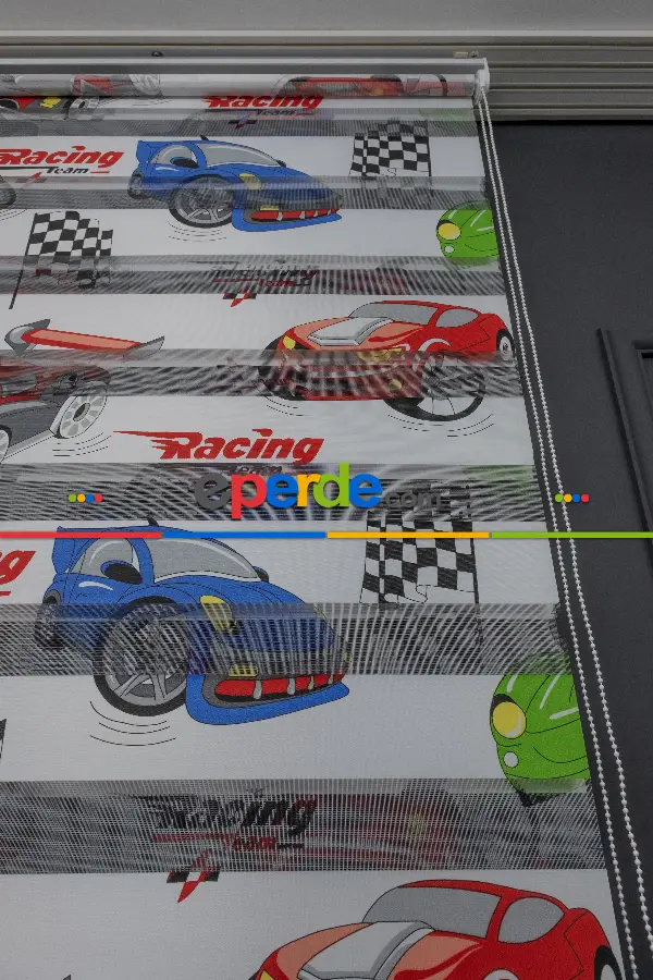 Zebra Perde - Dijital Araba Baskılı Zebra Perde