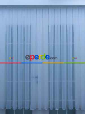 Düz Tül Perde Beyaz 1.sınıf- Beyaz