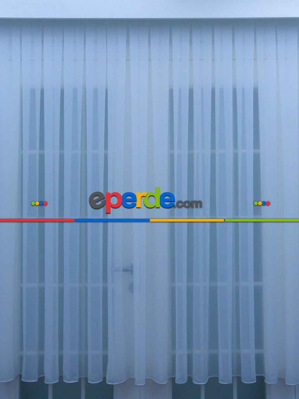 Düz Tül Perde Beyaz 1.sınıf- Beyaz