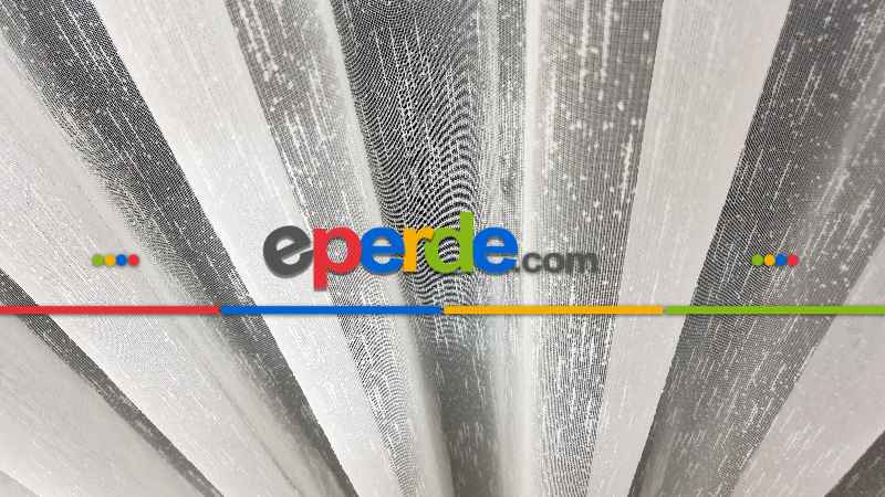 Oturma Odası - Keten Tül-keten Tül Perde- Beyaz-ekru