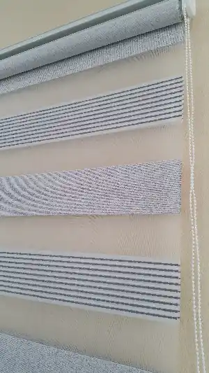 Zebra Renk Geçişli Gri Zebra Perde- Gri-füme-antrasit-beyaz- Çok Renkli 2