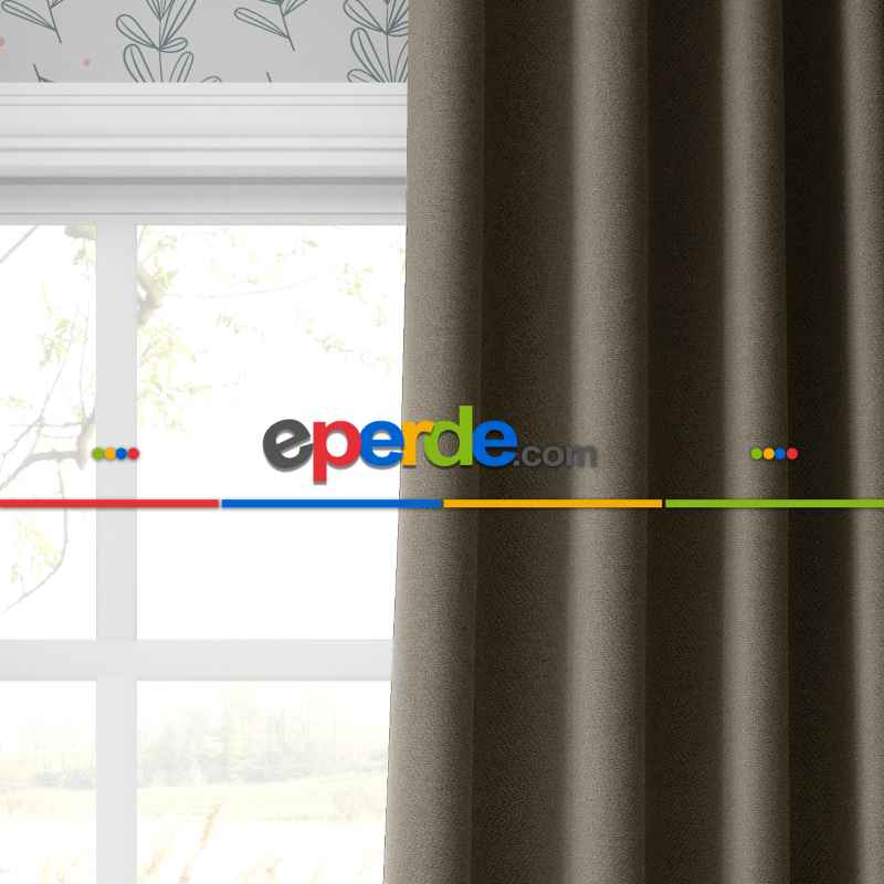 Blackout Karartma Tek Kanat Fon Perde Haki Yeşili