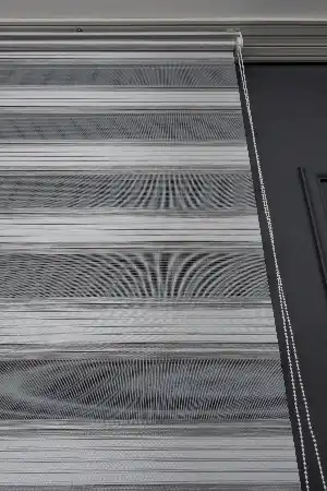 Zebra Perde - Yarım Plise - Degrade Renk Geçişli Zebra Perde