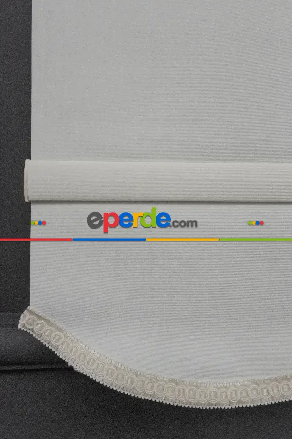 Oturma Odası Stor Perde - Stor Perde Düz Pvc Mat Stor Güneşlik 1 Kalite Yıkanabilir Krem