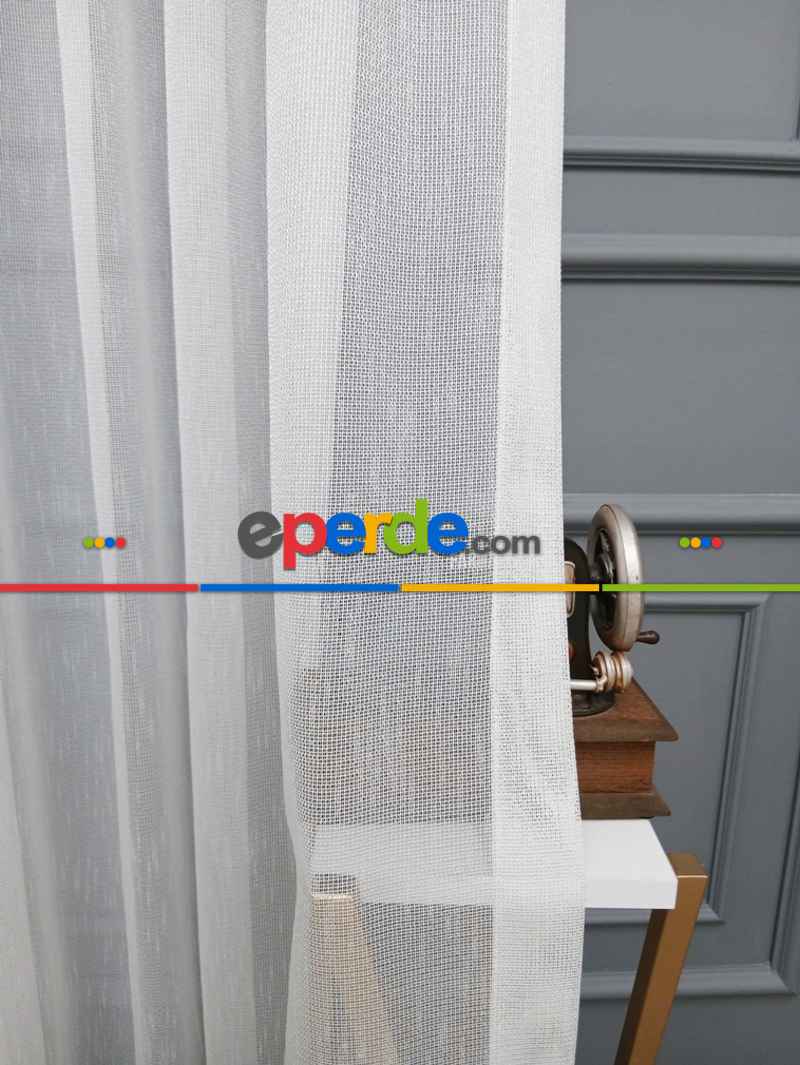 Yatak Odası - Exculusive Melike Ütü İstemez Kırışmaz Sade Tül Perde