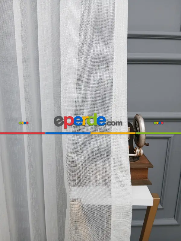 Salon - Exculusive Melike Ütü İstemez Kırışmaz Sade Tül Perde