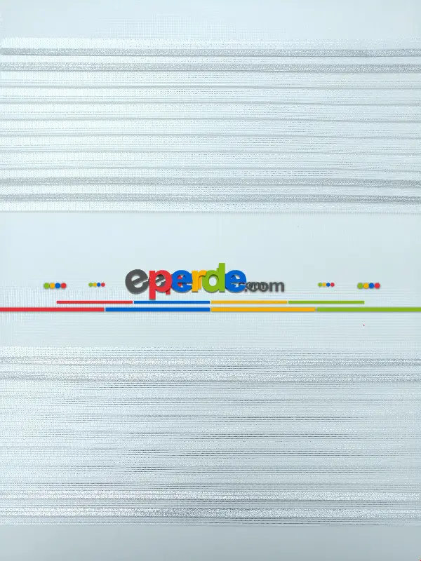 Pliseli Zebra Perde Gri Şeritli- Beyaz