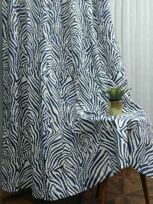 Salon Fon Perde - Zebra Çizgili Fon Perde ( Leke Tutmaz )-  Çok Renkli 2