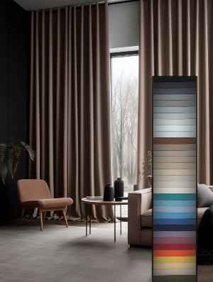 33 Renk Blackout Düz Fon Perde Karartma Perde Güneşlik - Çok Renkli 1. Kalite