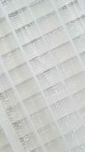 Ekru Etek Bantlı Tül Perde, Ağır Gramajlı Premium Seri