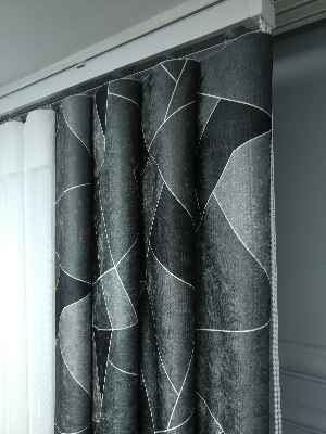 2021 Sezonu - Tül Dikey Zebra Perde - Fon Kumaşlı Tül Dikey Perde - Stor Tül Perde Hepsi Birarada- Gri Açık-gri Koyu-ekru