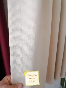 Milpa Keten Düz Fon Perde - 32 Renk Seçekli