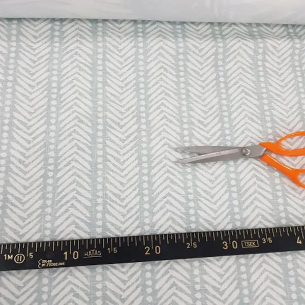 Sade Örgü Desenli Fon Perde Evm1127 Kumaşı Kalındır Duck Bezi Değildir- Beyaz
