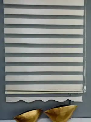 Bambu Zebra 2021 Sezonu Ekru Renk A Kalite Bambu Zebra Perde- Ekru