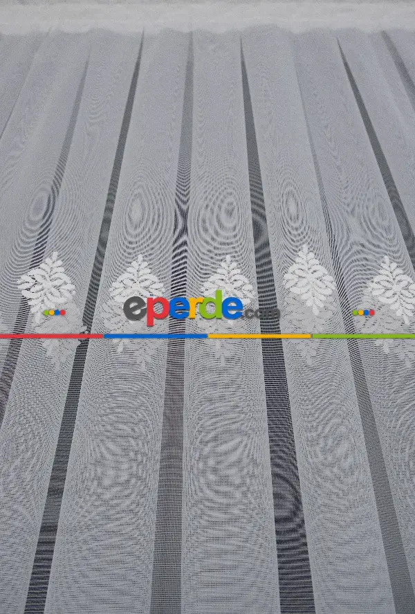 Brillant Tül Salon Damask Desen Tarz Moda Yeni Nakış İşlemeli Tül