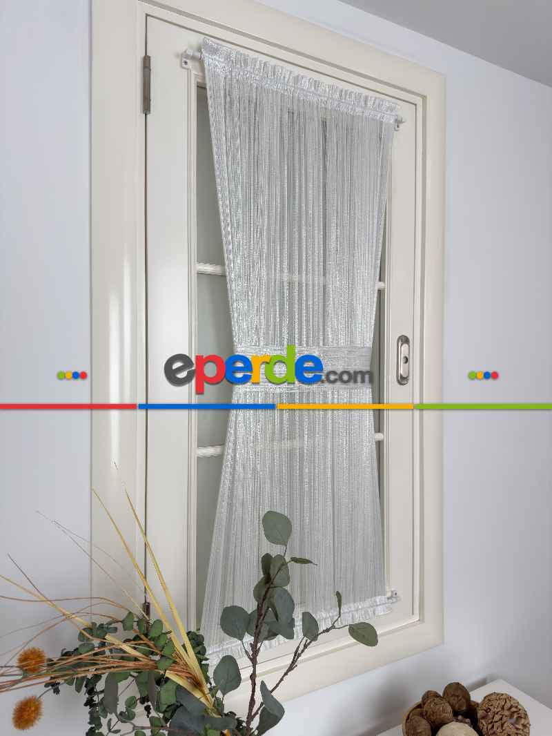 2025 Yeni Sezon Grz Gümüş Simli Briz Tül Perde