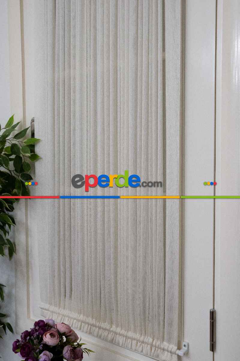 Mutfak Briz Tül - Monaliza Krem Tül Ütü İstemeyen Tül - İtinalı Dikiş Garantisi - Fantazi Tül -dökümlü Tül