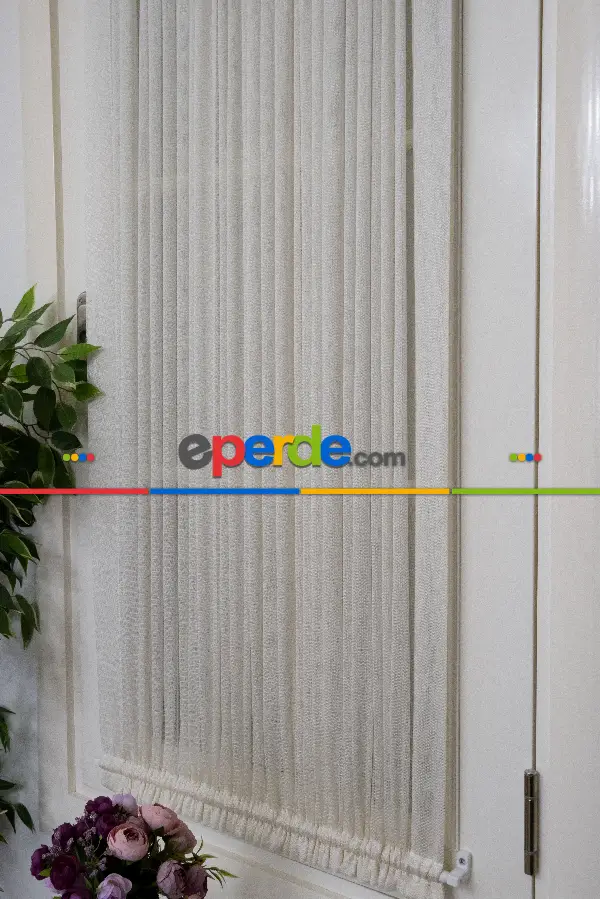 Mutfak Briz Tül - Monaliza Krem Tül Ütü İstemeyen Tül - İtinalı Dikiş Garantisi - Fantazi Tül -dökümlü Tül