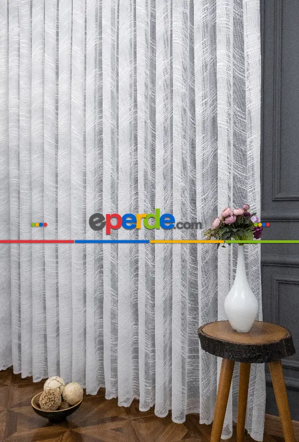 Fransız Dantel Tül Perde - Yüksek Kalite