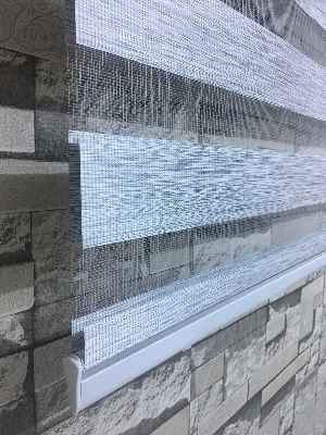 %25 İndirimli!!! Zebra Perde Bambu - Gri- Gri Açık