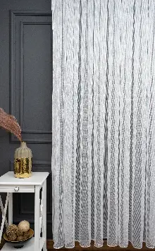 Çelik Tül Ekru Gramajlı Dökümlü - Kurşunlu Tül