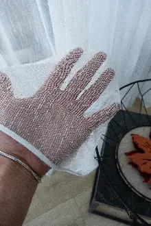 Şantuk İplikli Düz Tül - Ütü İstemez - Kurşunlu Tül