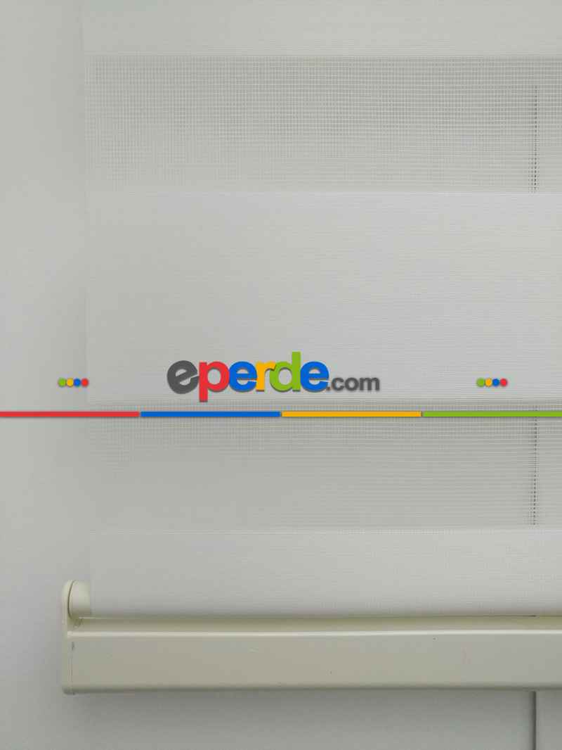 Zebra Perde - Düz Zebra Perde- Ekru