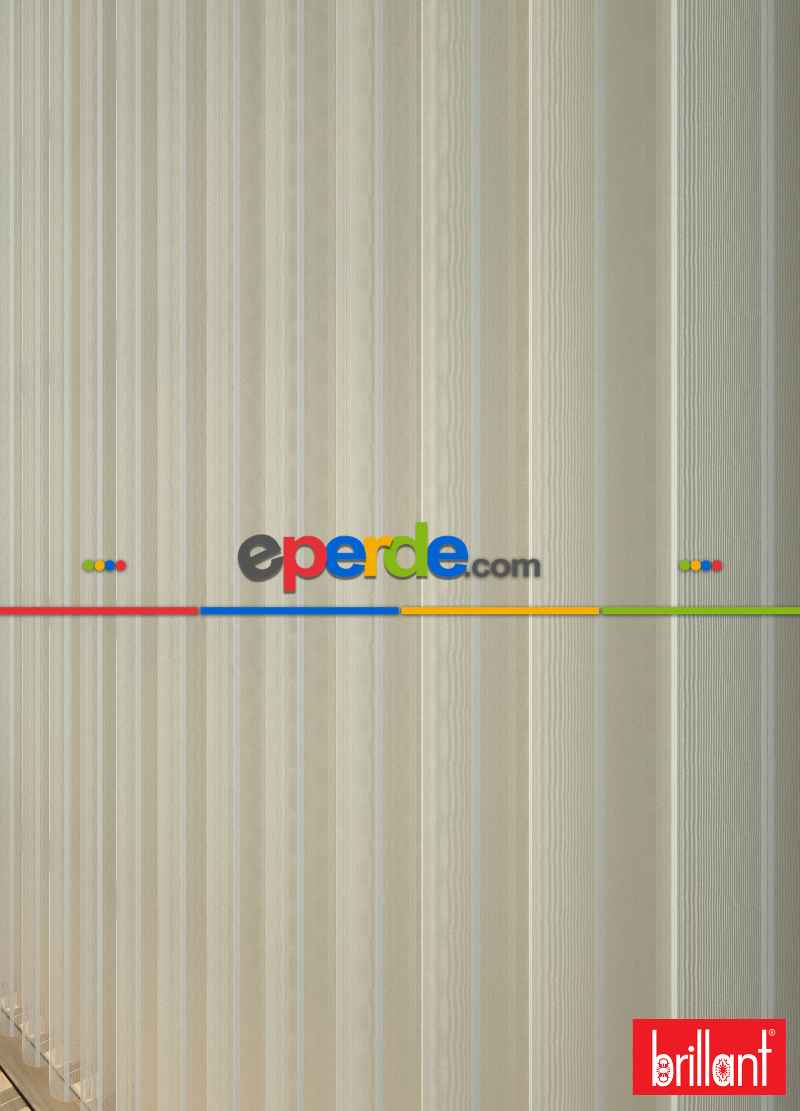 Brillant Akıllı Tül Perde Krem Renkli Tül Dikey Zebra Perde Düz 1. Kalite