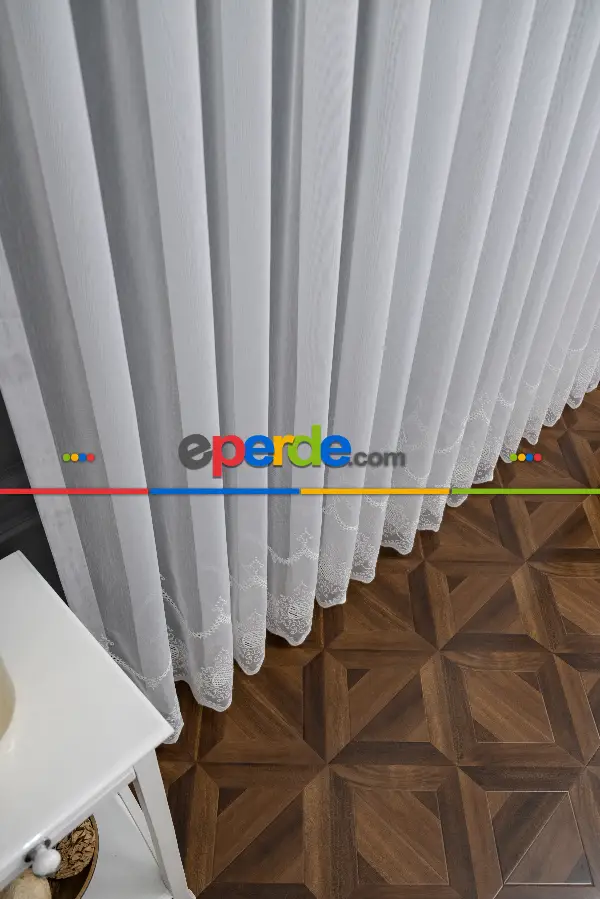 Etek Çelenk Bohre Ütü İstemez Kırışmaz Model Tasarım Tül