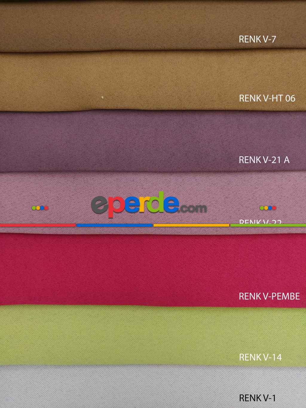 Blackout Fon Perde - Işık Geçirmez- Çok Renkli