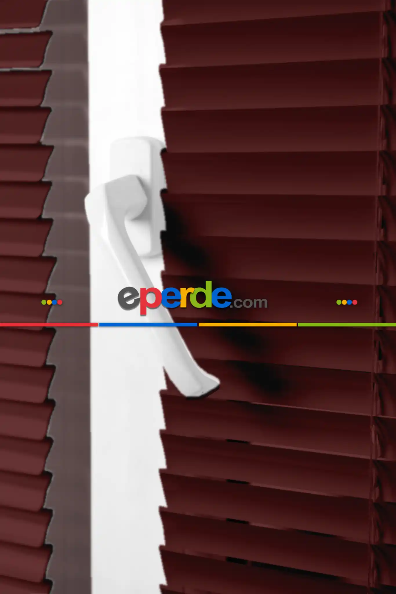 Mutfak Jaluzi Perde- Mor Patlıcan Moru