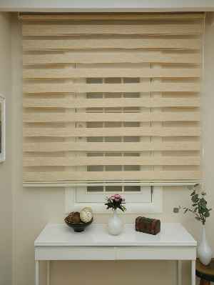 Salon Zebra Perde - Zebra Perde -bambu Zebra (eco Serisi )- Kum Beji