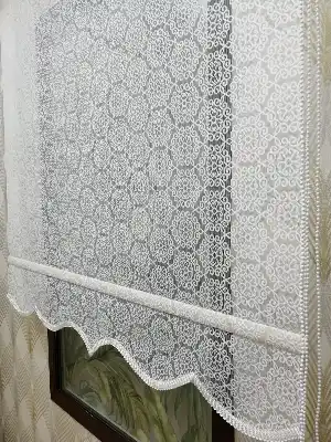 Çifli Sistem Tül Ve Stor Perde Bdz ( 806 )- Beyaz