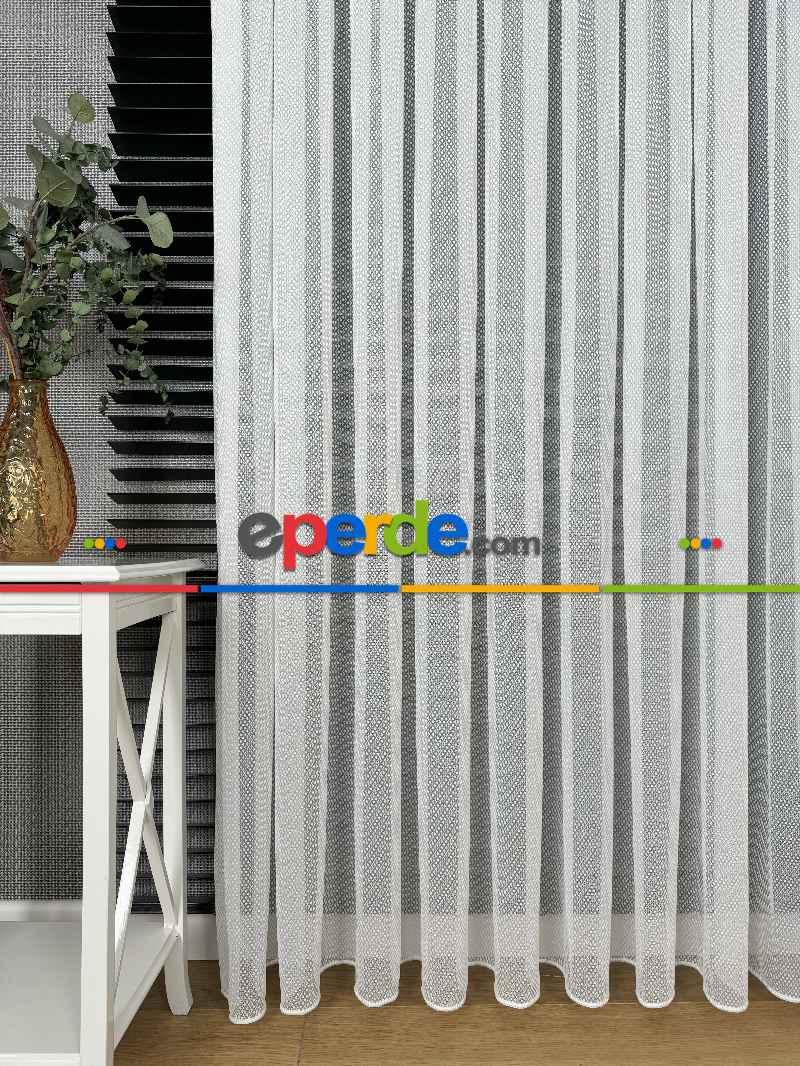 Yatak Odası Tül - Brillant Tül Perde, Premium Seri, Kurşunlu Tül