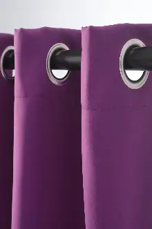 Yatak Odası Krem Perde Kuşgözü Rustik Perde Halka Kuşgözü Boru İçin Perde