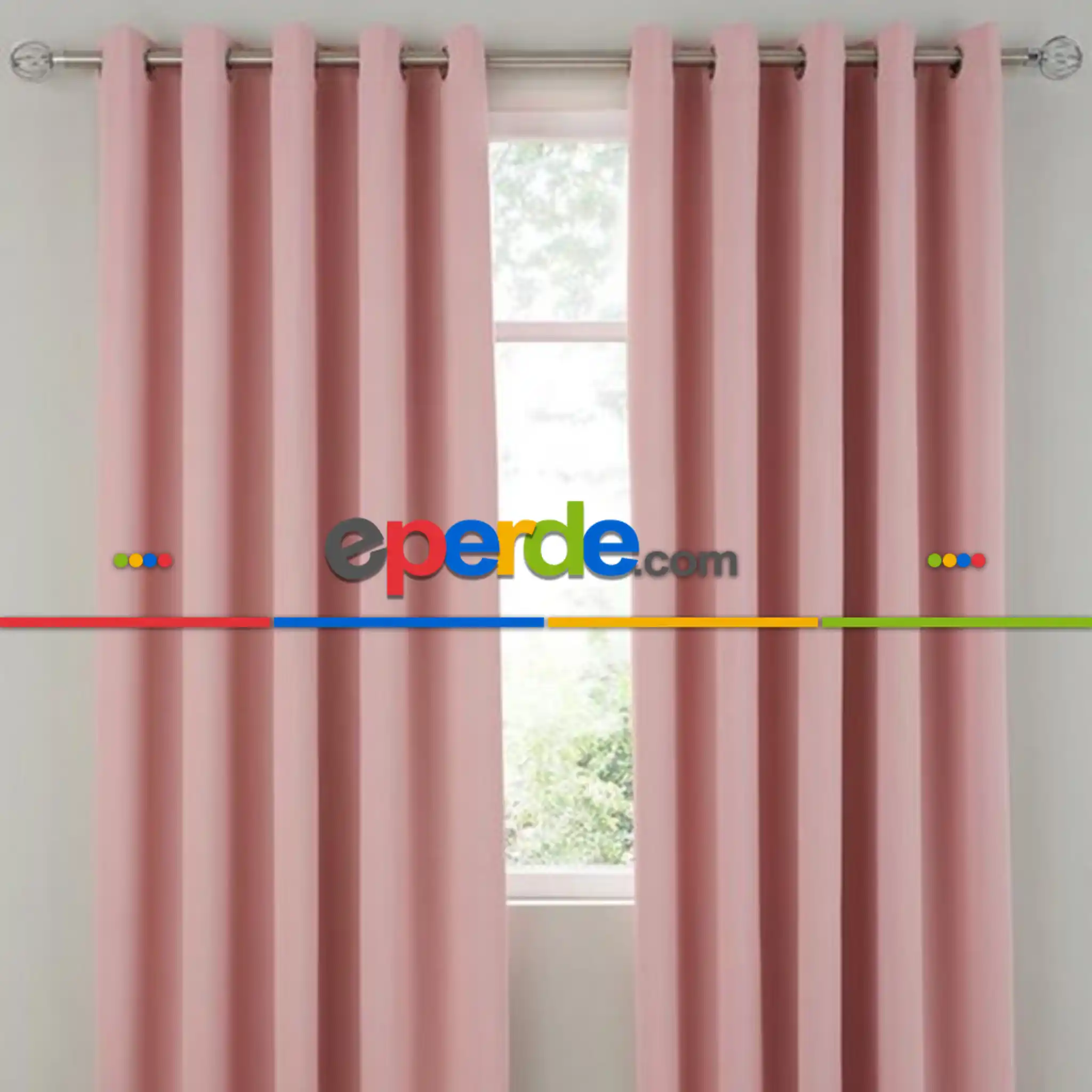 Yatak Odası Beyaz Perde Kuşgözü Rustik Perde Halka Kuşgözü Boru İçin Perde