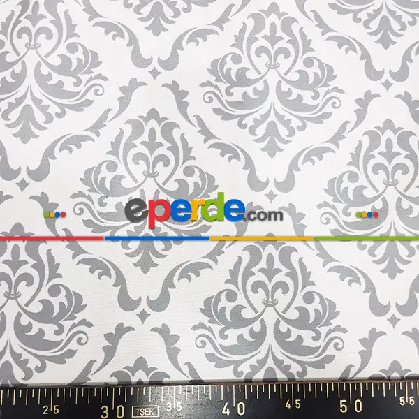 Yatak Odası - Etnik Desenli Fon Perde K415-1 Kumaşı Kalındır Duck Bezi Değildir- Sarı