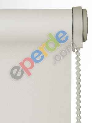 Ekru Saten Stor Perde- Krem Açık