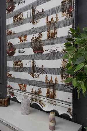 Zebra Perde- İstanbul Baskılı Zebra Perde
