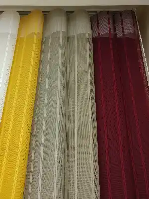 1. Kalite Çizgili Tül Dikey Zebra Perde - Ft-35 Bordo , Ft-09 Elegans , Ft-16 Hardal , Ft-02 Ekru- Bordo-ekru-açık Vizon-hardal
