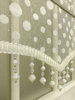 Oturma Odası - Çiftli Sistem Tülü Perdeks - Bzd 09- Beyaz