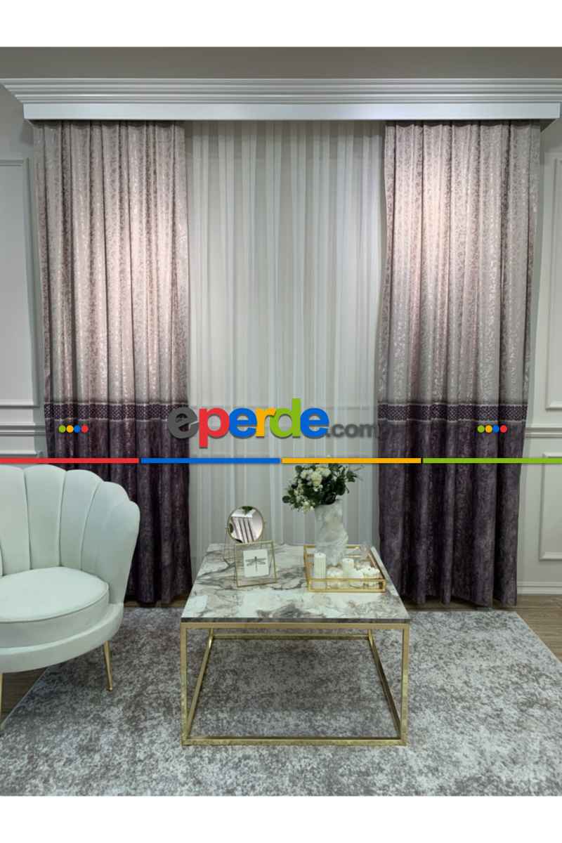 Brillant Perde Livabonarperde Yeni Tasarım Desen Renkl Fon Perde Yan Perde Kanat Perde