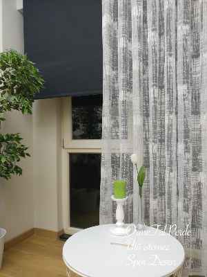 Kampanya Spor Patine Desenli Fransız Dantel 2023 Tül Perde- Ekru