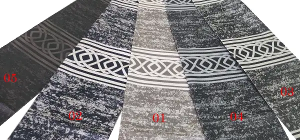 Siyah Gri, Taç Bordürlü Pano Fon Perde, Adet Fiyatıdır, İstediğiniz Boy Ölçüsünde Dikilir, Eni 70 İla 100cm Arası Seçenekler, Sık Piledir 70cm X 290cm 