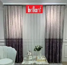 Brillant Perde Livabonarperde Yeni Tasarım Desen Renkl Fon Perde Yan Perde Kanat Perde