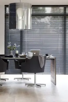 Alüminyum Antrasit Metal Jaluzi Perde