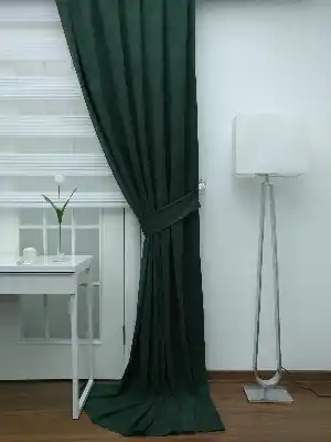 Yeşil - Düz Fon Perde- Yeşil