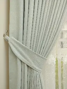 Açık Gri Düz Fon Perde ( Dökümlü Fon Perde )- Gri Açık