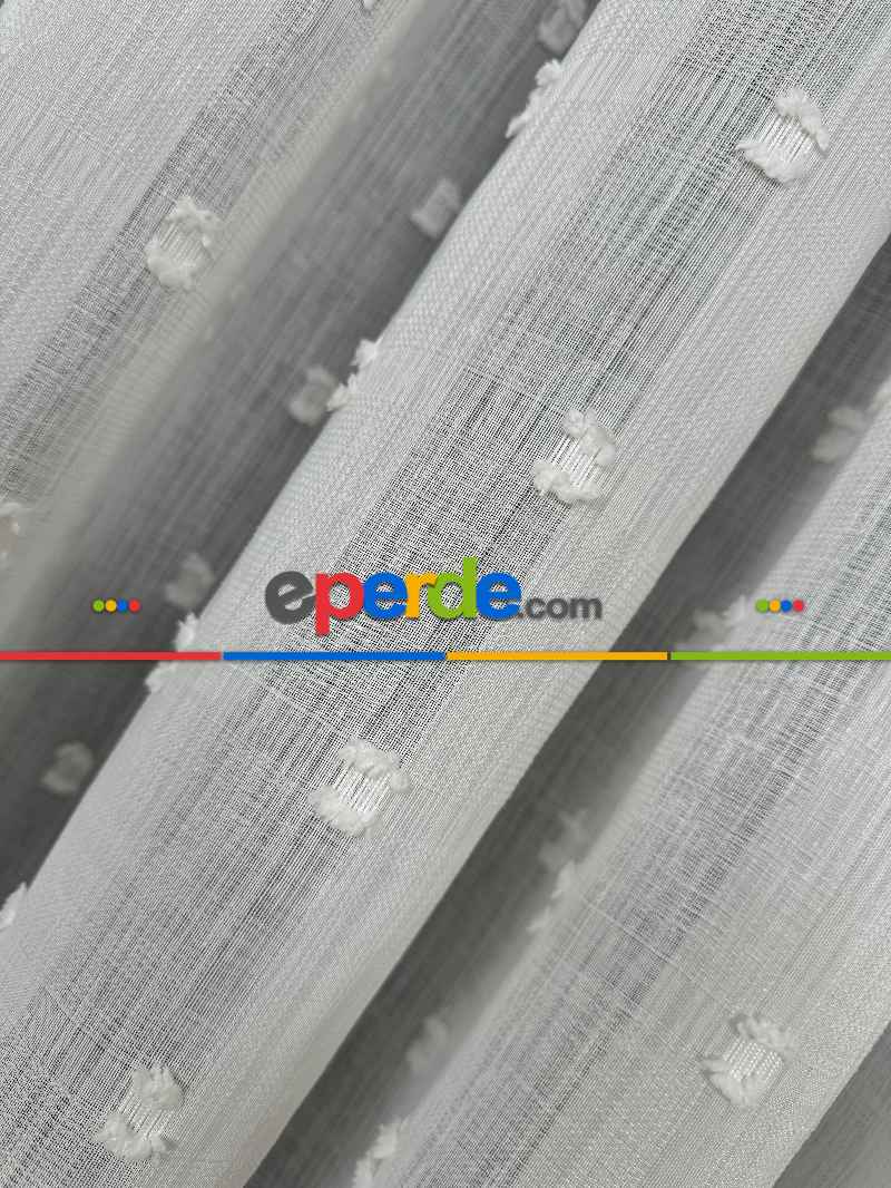 Kabartmalı Tül Perde, Premium Seri, Kurşunlu Tül